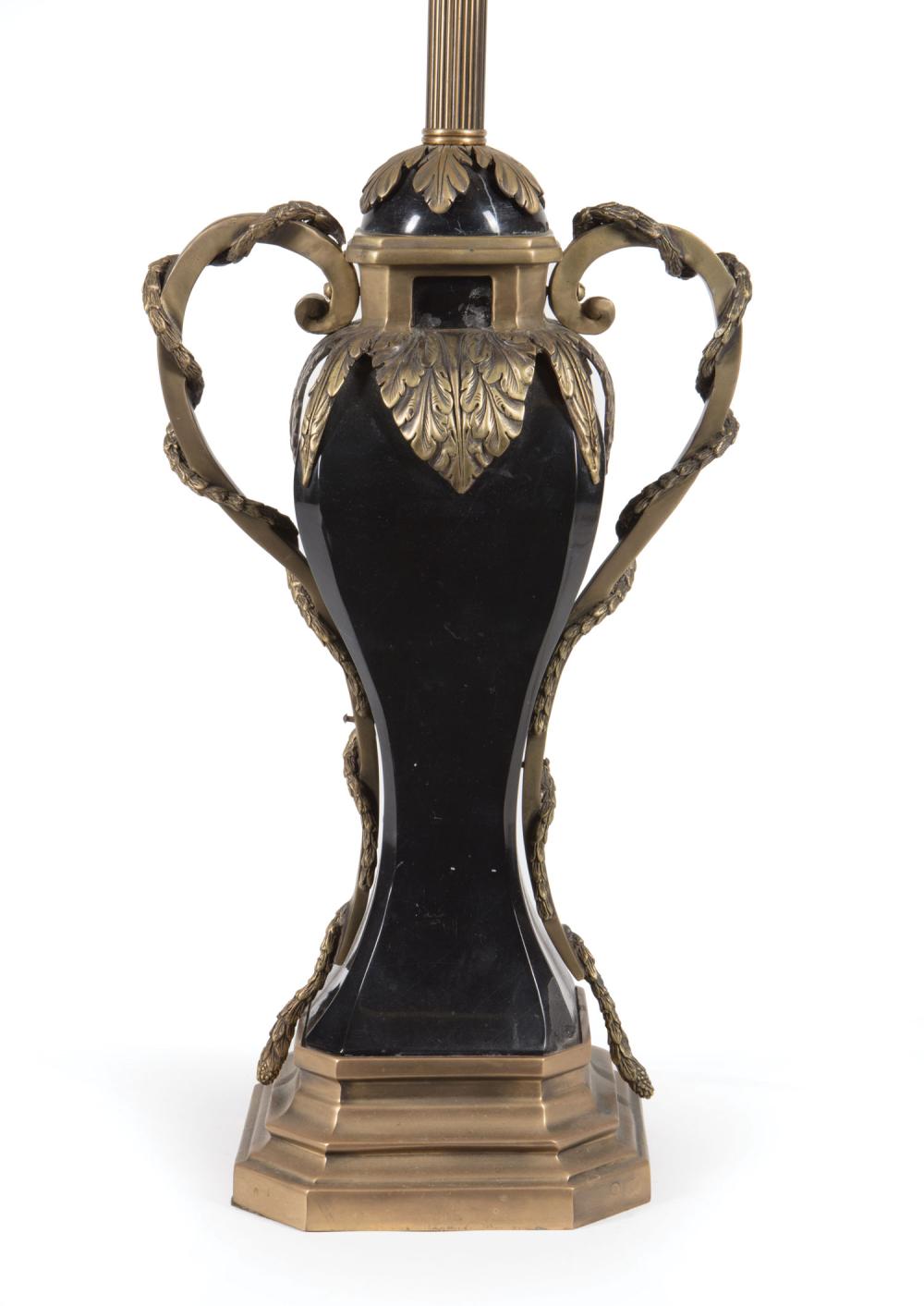 BRONZE-MOUNTED MARBLE TABLE