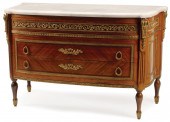BRONZE-MOUNTED PARQUETRY COMMO