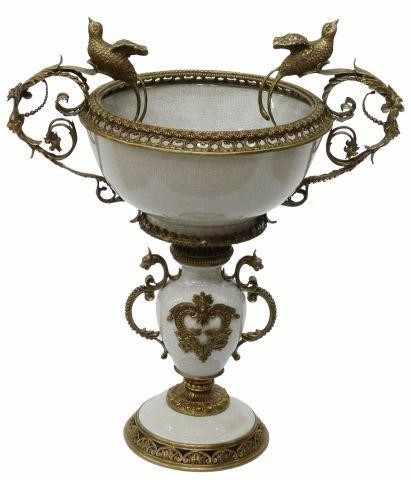BRONZE-MOUNTED PORCELAIN JARDINIERE