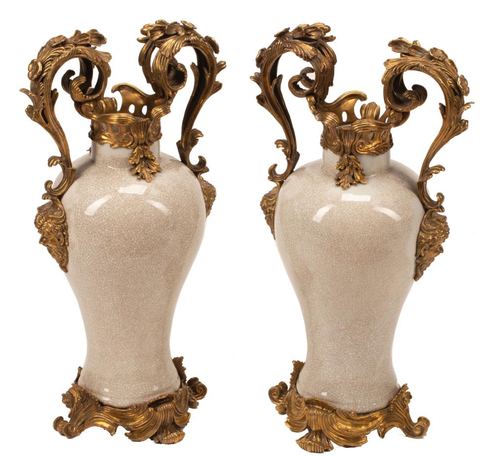 BRONZE-MOUNTED PORCELAIN