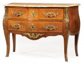 BRONZE-MOUNTED SATINWOOD PARQU