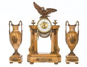 BRONZE-MOUNTED SIENNA MARBLE C