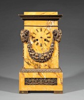 BRONZE-MOUNTED SIENNA MARBLE M