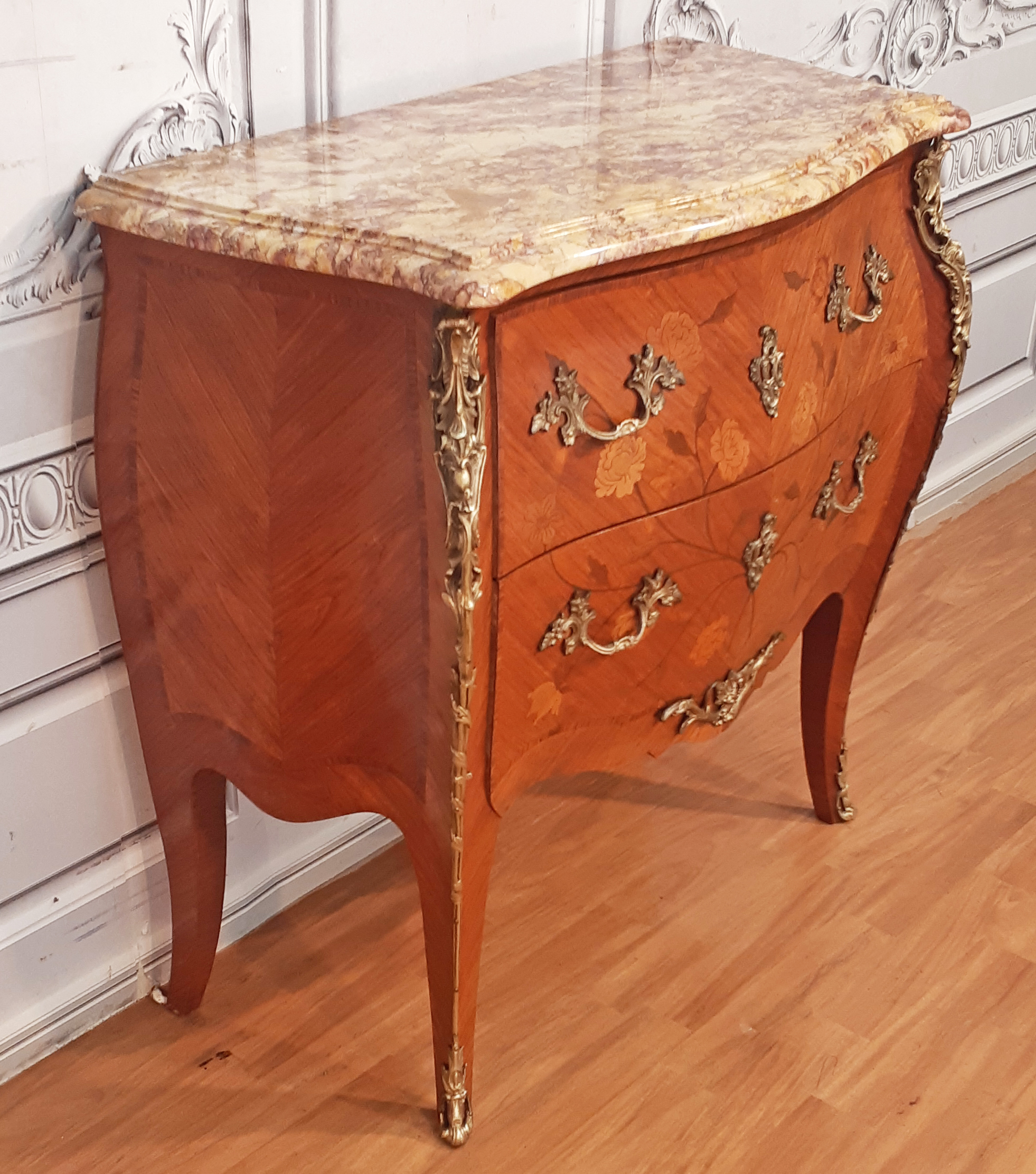 BRONZE MTD LOUIS XV STYLE MARBLE