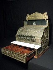 Bronze National Cash Register