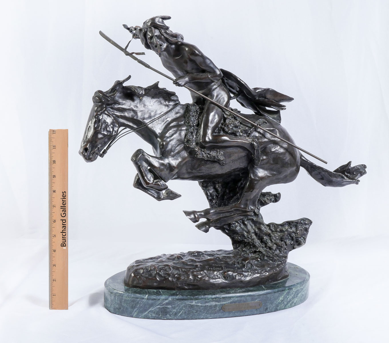 BRONZE NATIVE AMERICAN ''CHEYENNE''