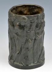 BRONZE NEOCLASSICAL BAS RELIEF