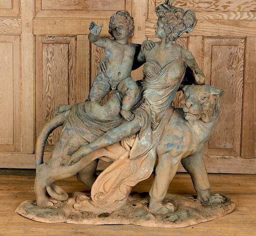 BRONZE NEOCLASSICAL FIGURAL