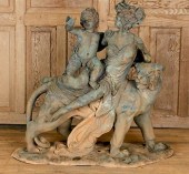 BRONZE NEOCLASSICAL FIGURAL GA