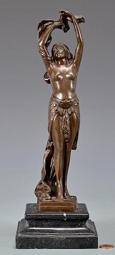 BRONZE NUDE SCULPTUREBronze