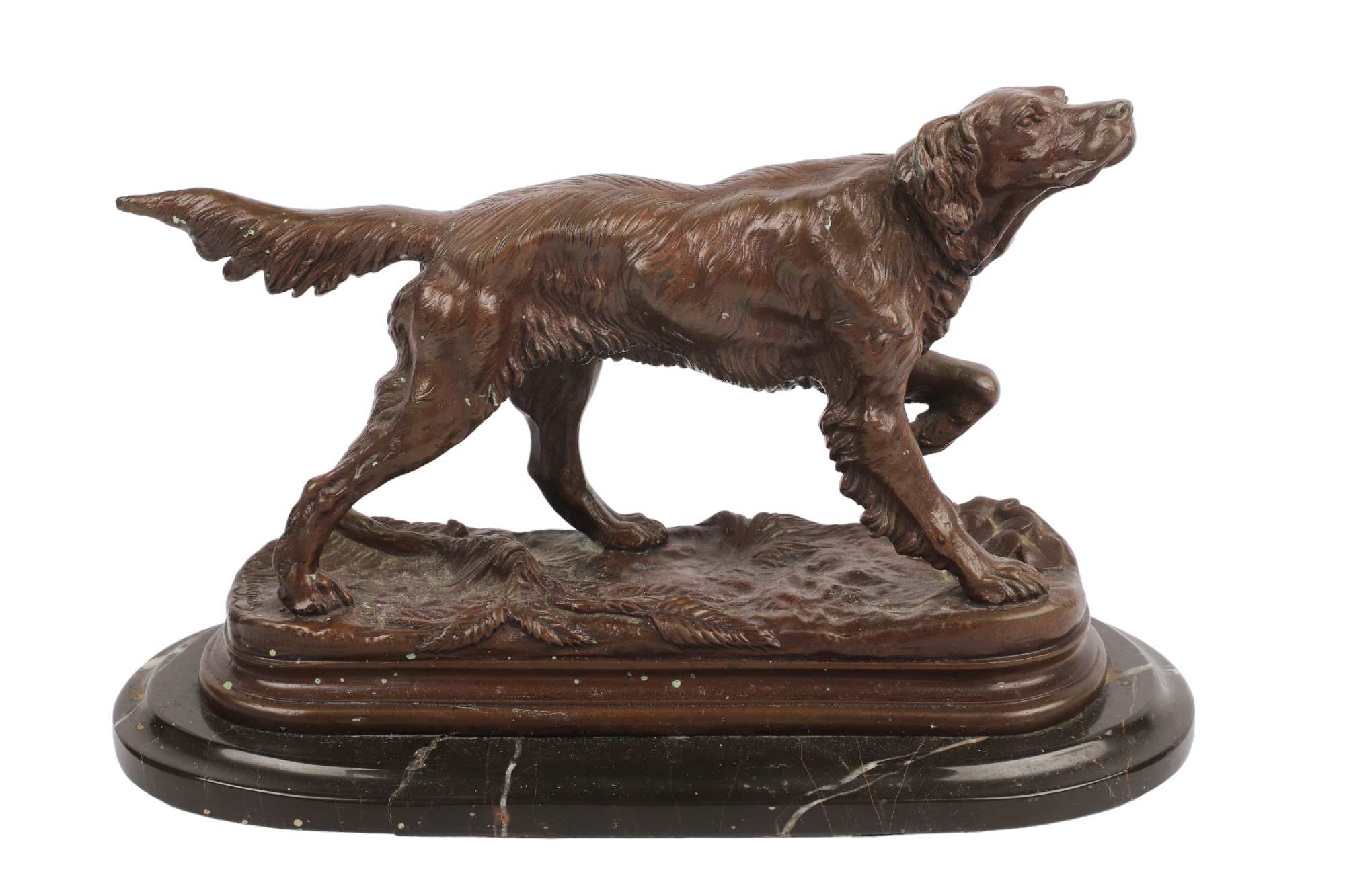 Bronze of a Setter After Jules