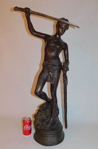 BRONZE OF DAVID SLAYING