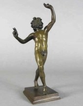 BRONZE OF THE DANCING FAUN, CA