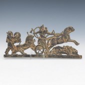 BRONZE PLAQUE OF ASSYRIAN ROYA