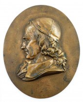 BRONZE PLAQUE OF RELIGIOUS BUS