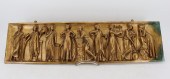 BRONZE PLAQUE SIGNED "F. BARBE