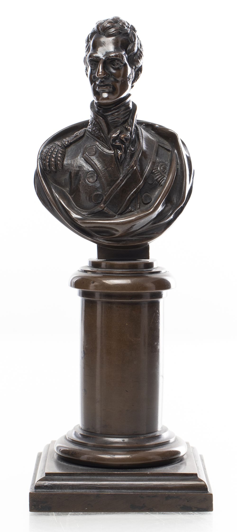 BRONZE PORTRAIT BUST OF A