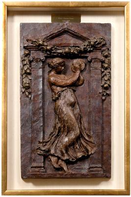 Bronze Renoir plaque (recast), La