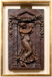Bronze Renoir plaque (recast),