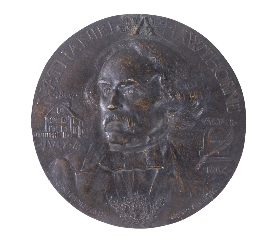 BRONZE ROUNDEL OF NATHANIEL