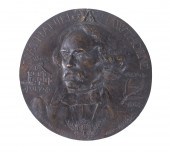 BRONZE ROUNDEL OF NATHANIEL HA