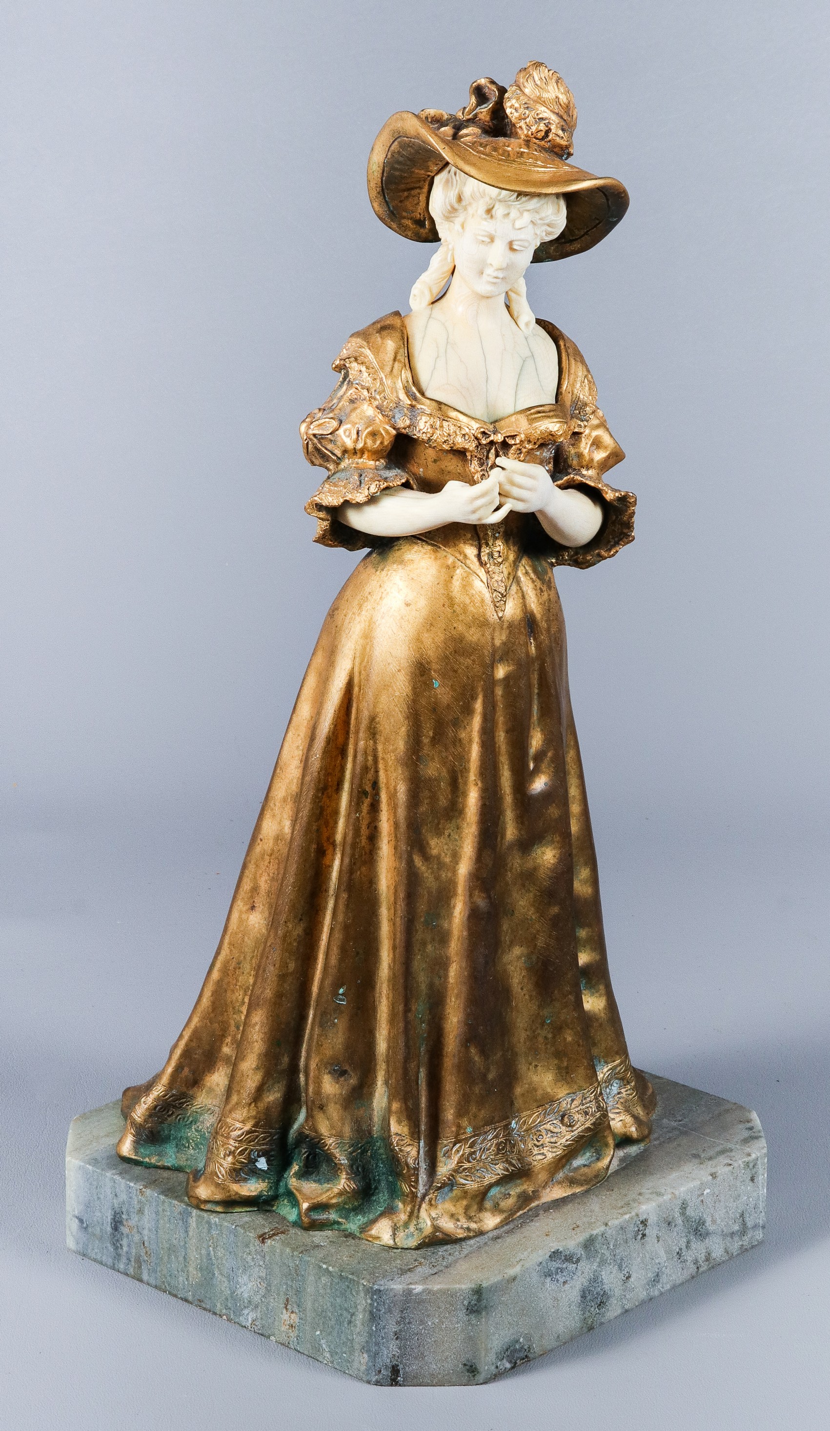 Bronze sculpture after