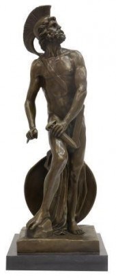 BRONZE SCULPTURE AFTER DAVID D