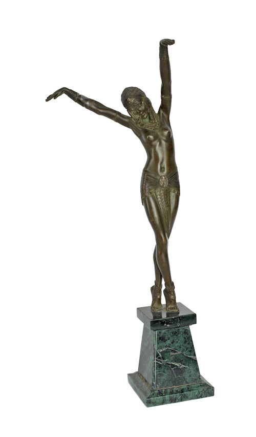 Bronze sculpture after French
