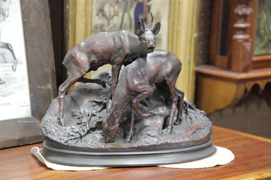 BRONZE SCULPTURE. After PJ Mone