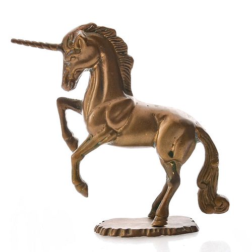 BRONZE SCULPTURE, BUCKING