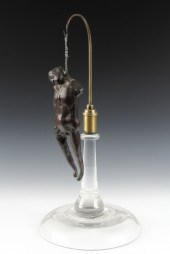 BRONZE SCULPTURE by Leonard Ba