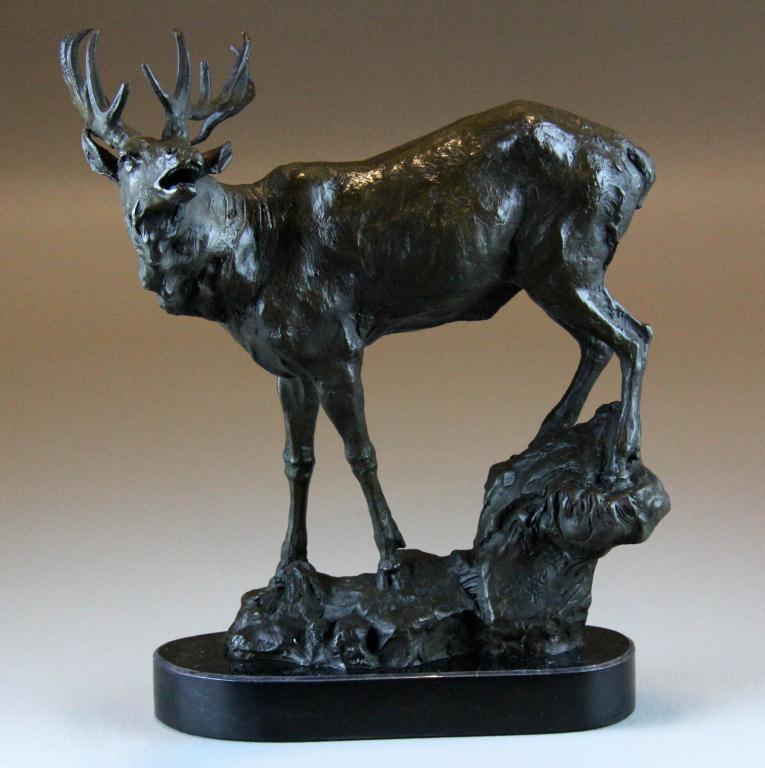 Bronze Sculpture Depicting An