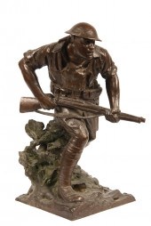 BRONZE SCULPTURE - 'Dough Boy'