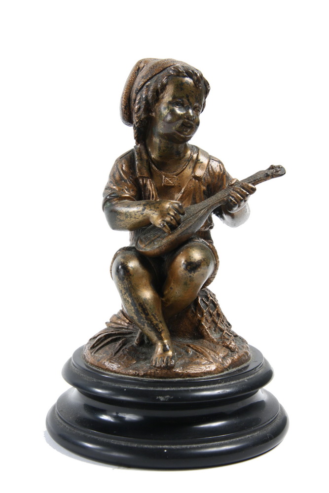 BRONZE SCULPTURE - Gilded genre