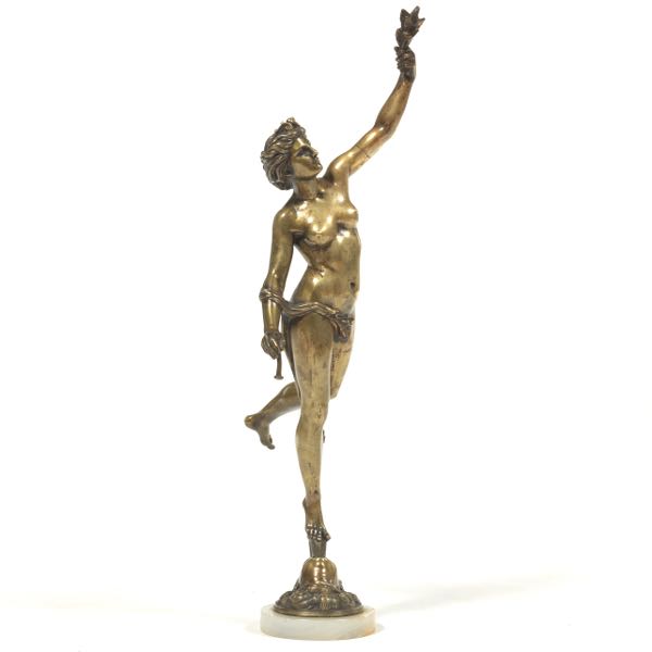 BRONZE SCULPTURE OF A ALLEGORICAL