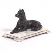 BRONZE SCULPTURE OF A GREAT DA