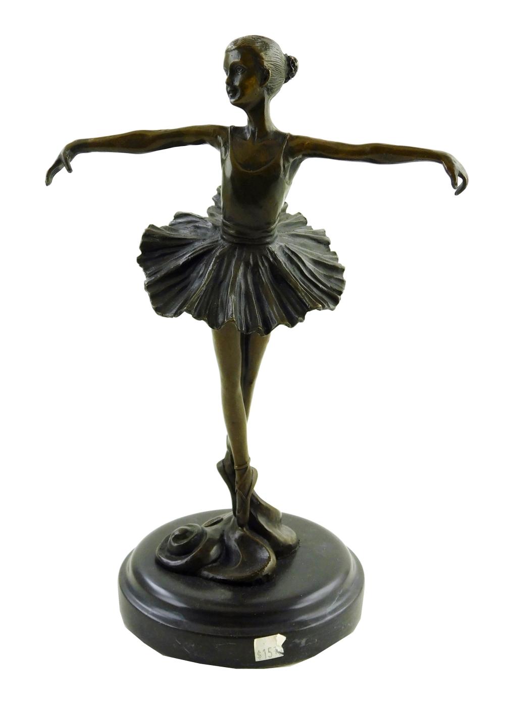BRONZE SCULPTURE OF A YOUNG