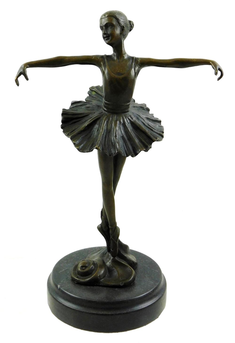 BRONZE SCULPTURE OF A YOUNG