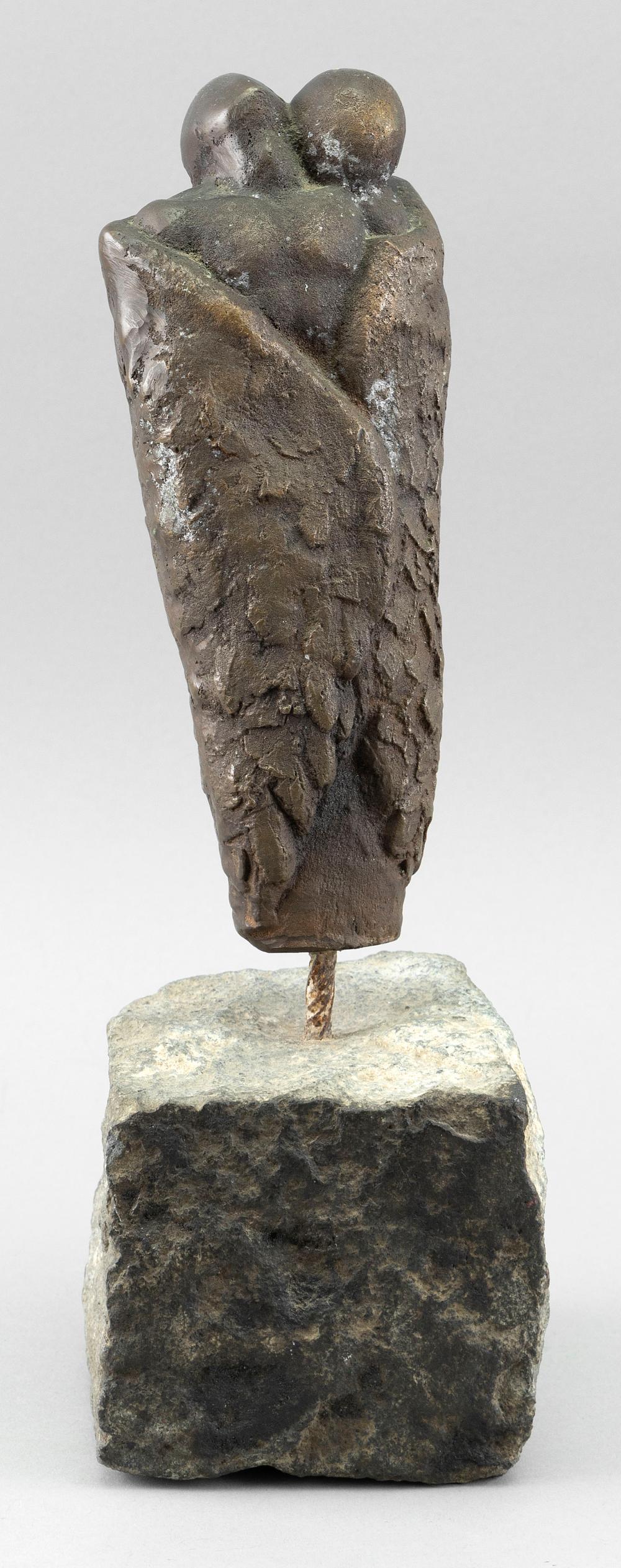 BRONZE SCULPTURE OF AN ANGEL'S