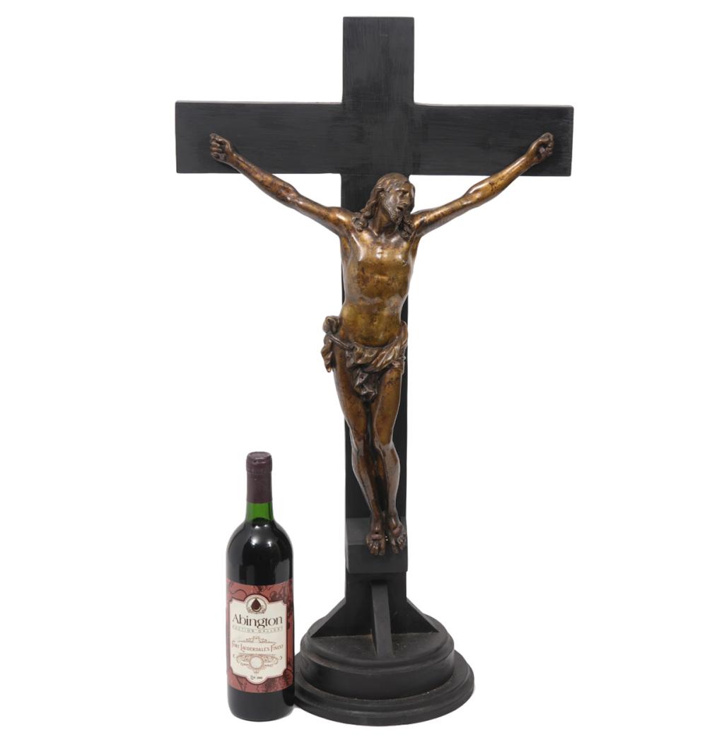 BRONZE SCULPTURE OF CRUCIFIXION