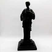 BRONZE SCULPTURE OF LADY JUSTI