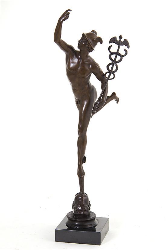 Bronze sculpture of Mercury