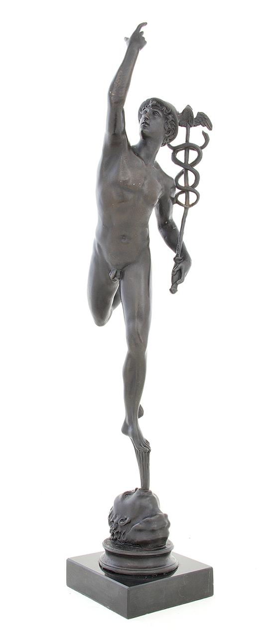 Bronze sculpture of Mercury