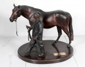 BRONZE SCULPTURE OF THE RACEHO
