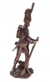 BRONZE SCULPTURE SIGNED L. MAD