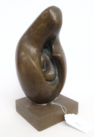Bronze sculpture signed ''Tzvi