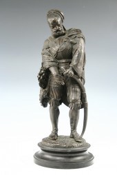 BRONZE SCULPTURE - Standing fi