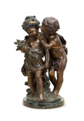 BRONZE SCULPTURE 'UN SECRET',
