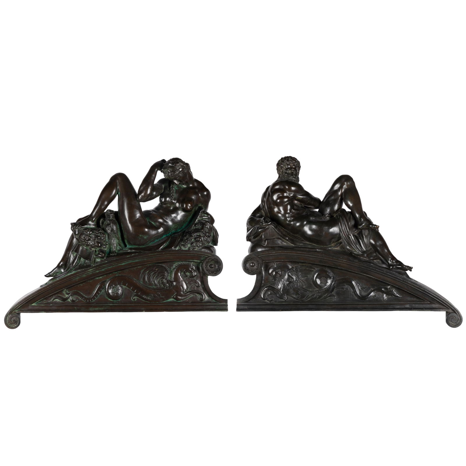 BRONZE SCULPTURES, 'DAY AND