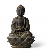 BRONZE SEATED BUDDHA
MING DYNA